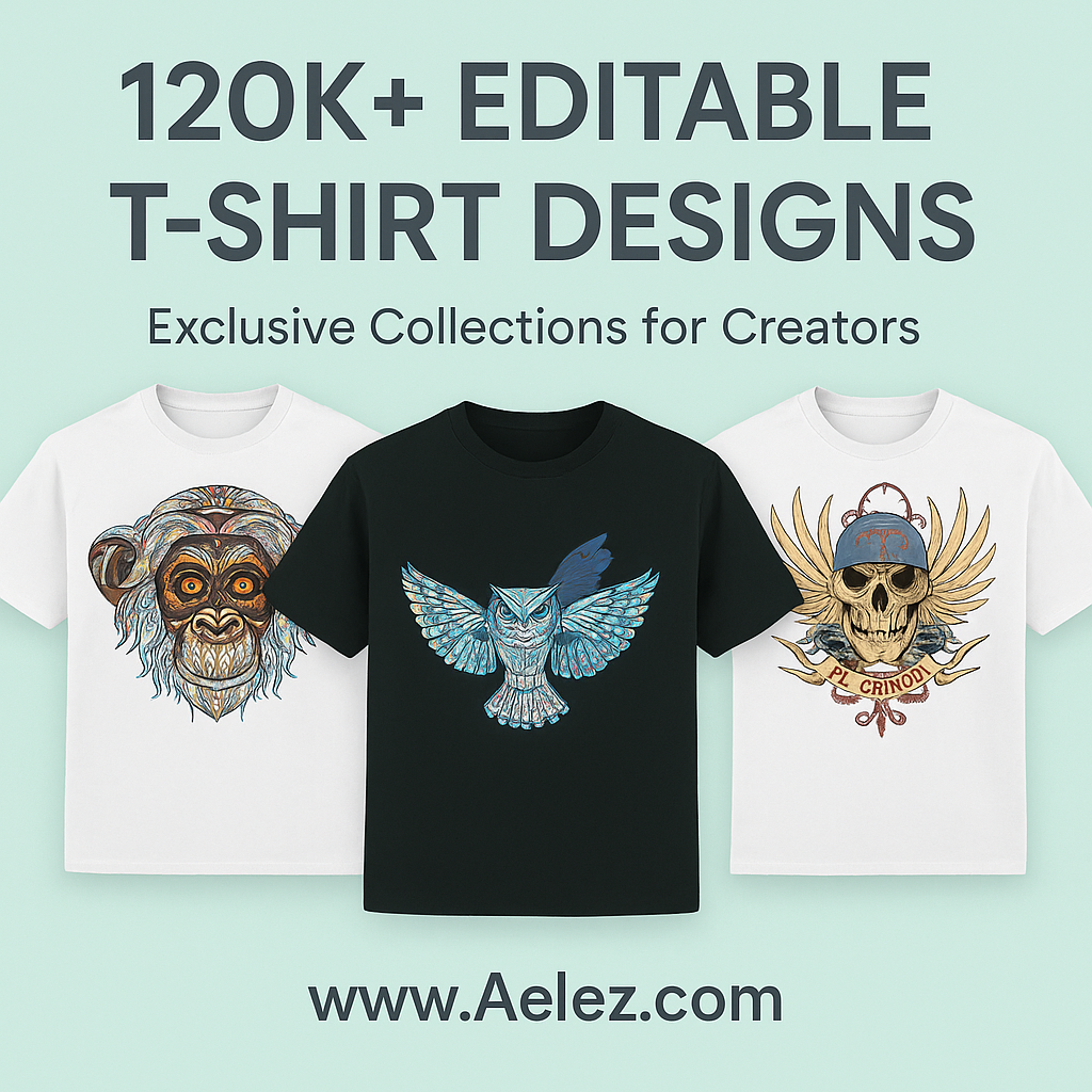 120,000+ Editable T-Shirt Designs