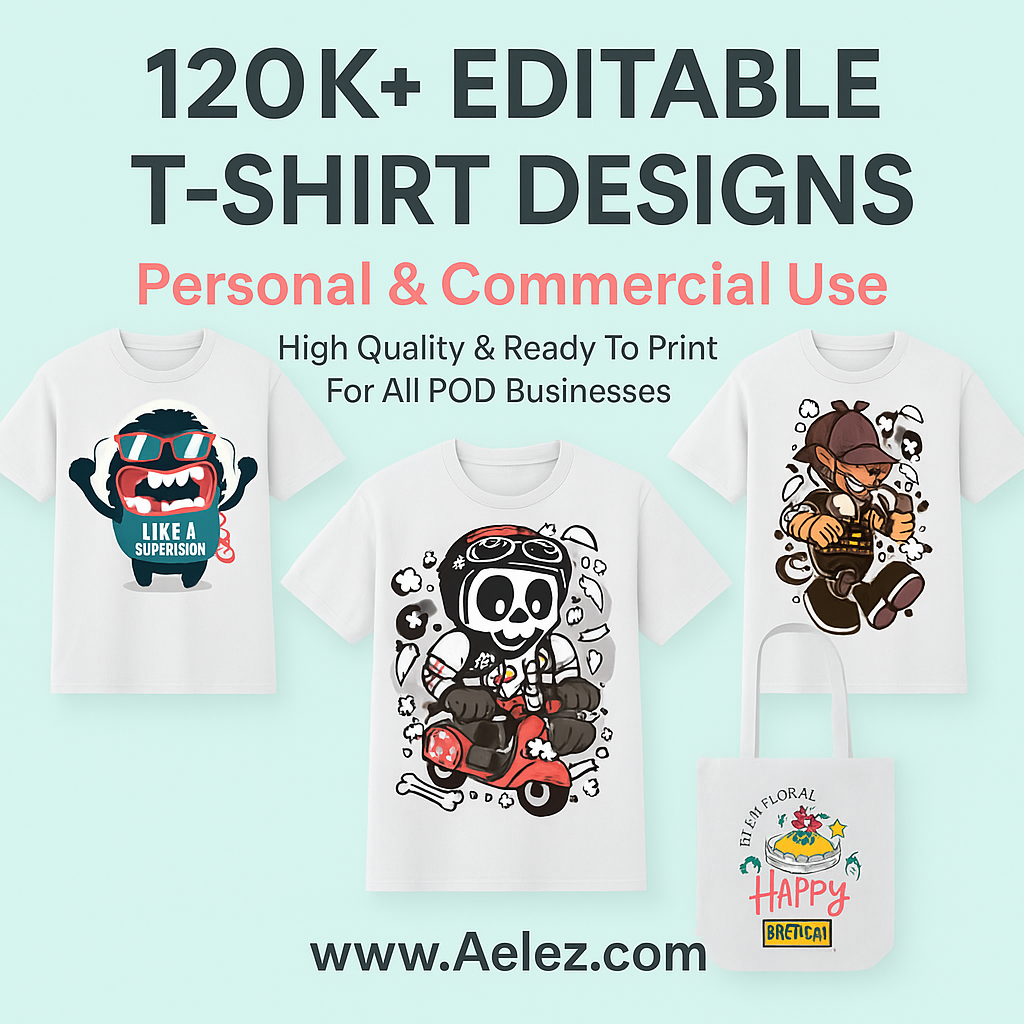 120,000+ Editable T-Shirt Designs