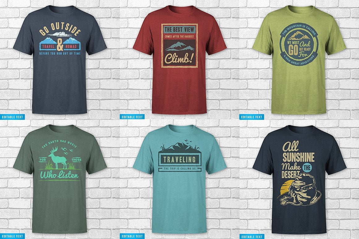 120,000+ Editable T-Shirt Designs