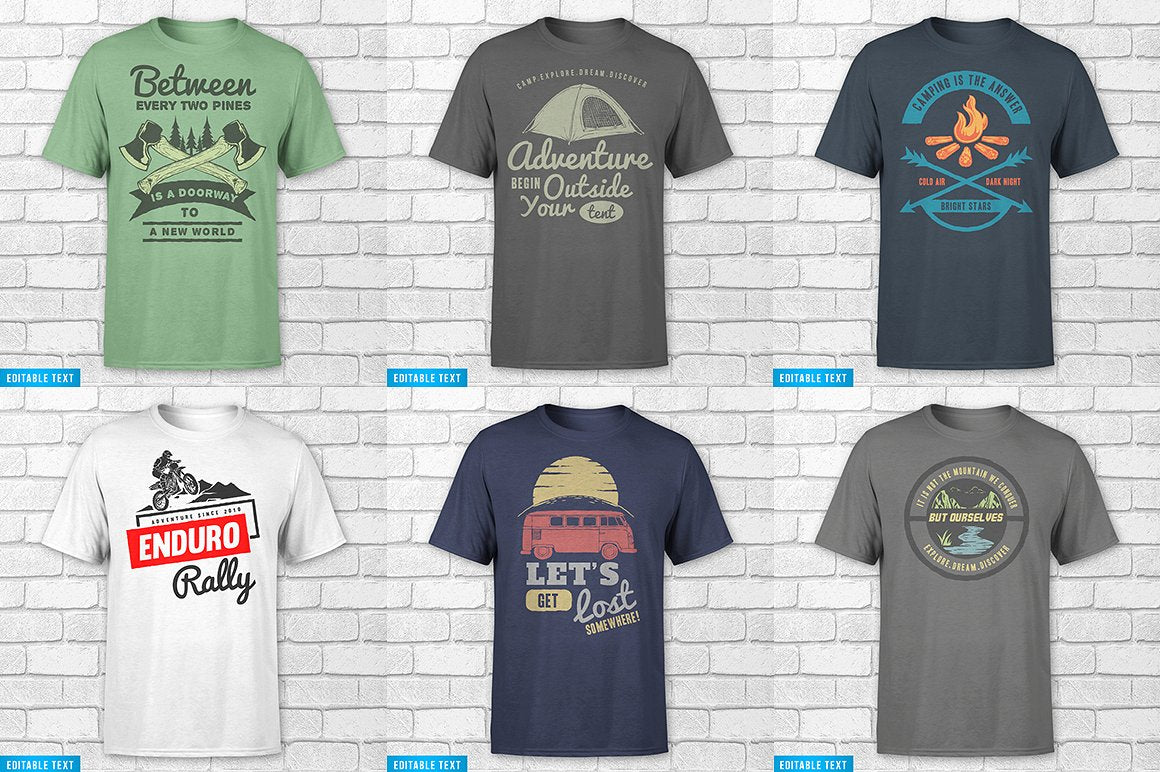 120,000+ Editable T-Shirt Designs