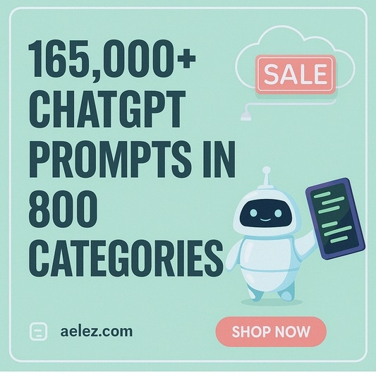 +165,000 ChatGPT Prompts in 800 Categories