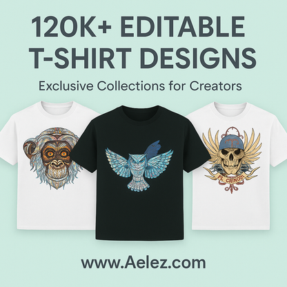 120,000+ Editable T-Shirt Designs