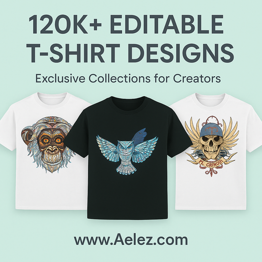 120,000+ Editable T-Shirt Designs