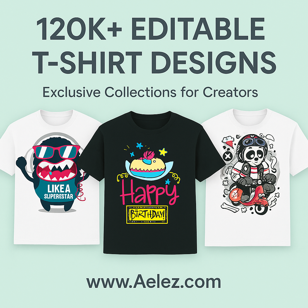 120,000+ Editable T-Shirt Designs