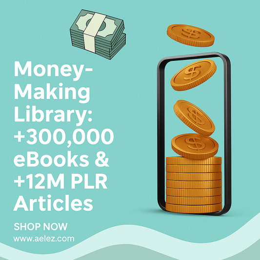 +300,000 eBooks & +12M PLR Articles